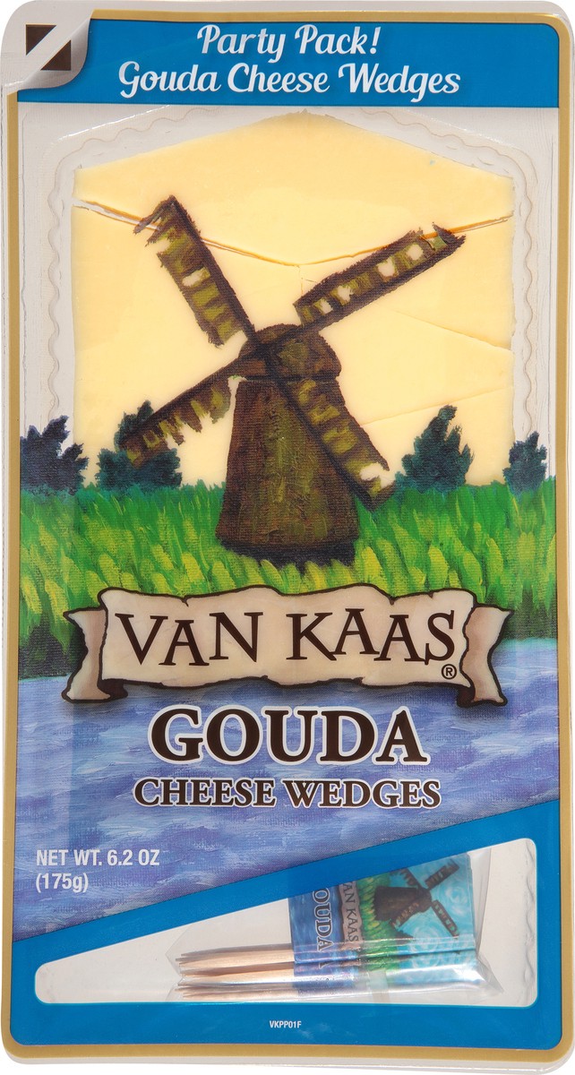 slide 12 of 14, Van Kaas Party Pack Gouda Cheese Wedges 6.2 oz, 6.2 oz