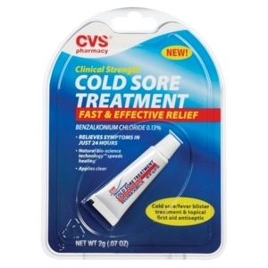 slide 1 of 1, CVS Pharmacy Clinical Strength Cold Sore Treatment, 0.07 oz; 2 gram