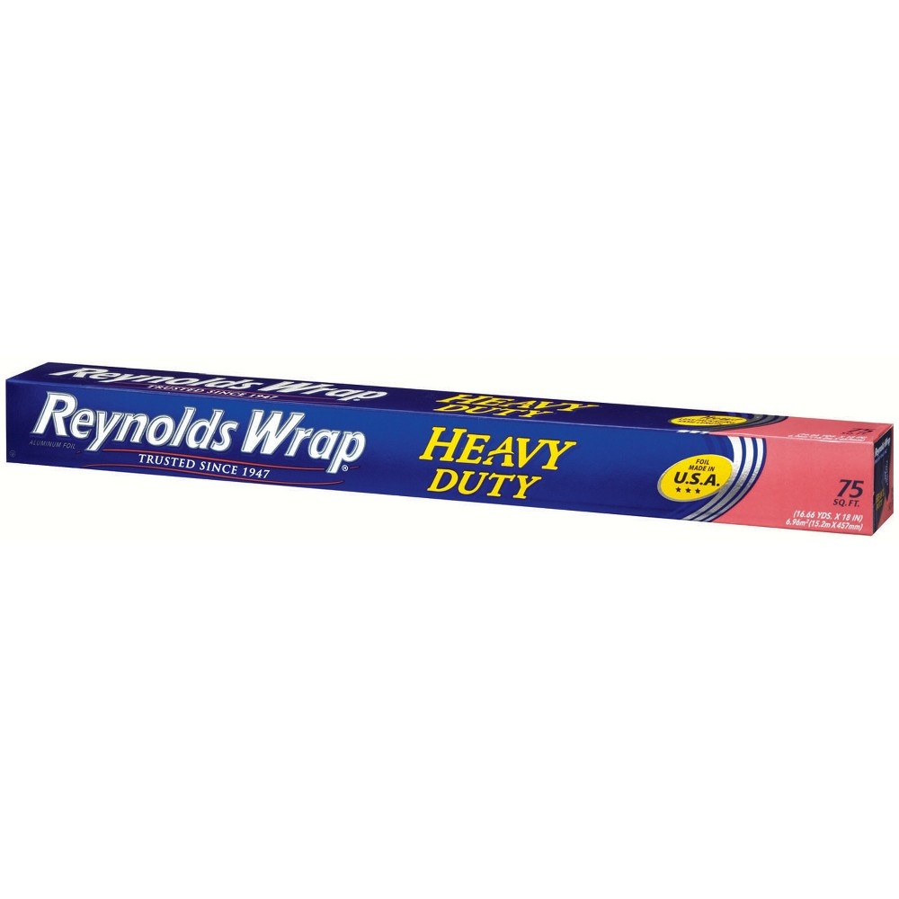 slide 8 of 10, Reynolds Wrap Heavy Duty Aluminum Foil, 75 sq ft