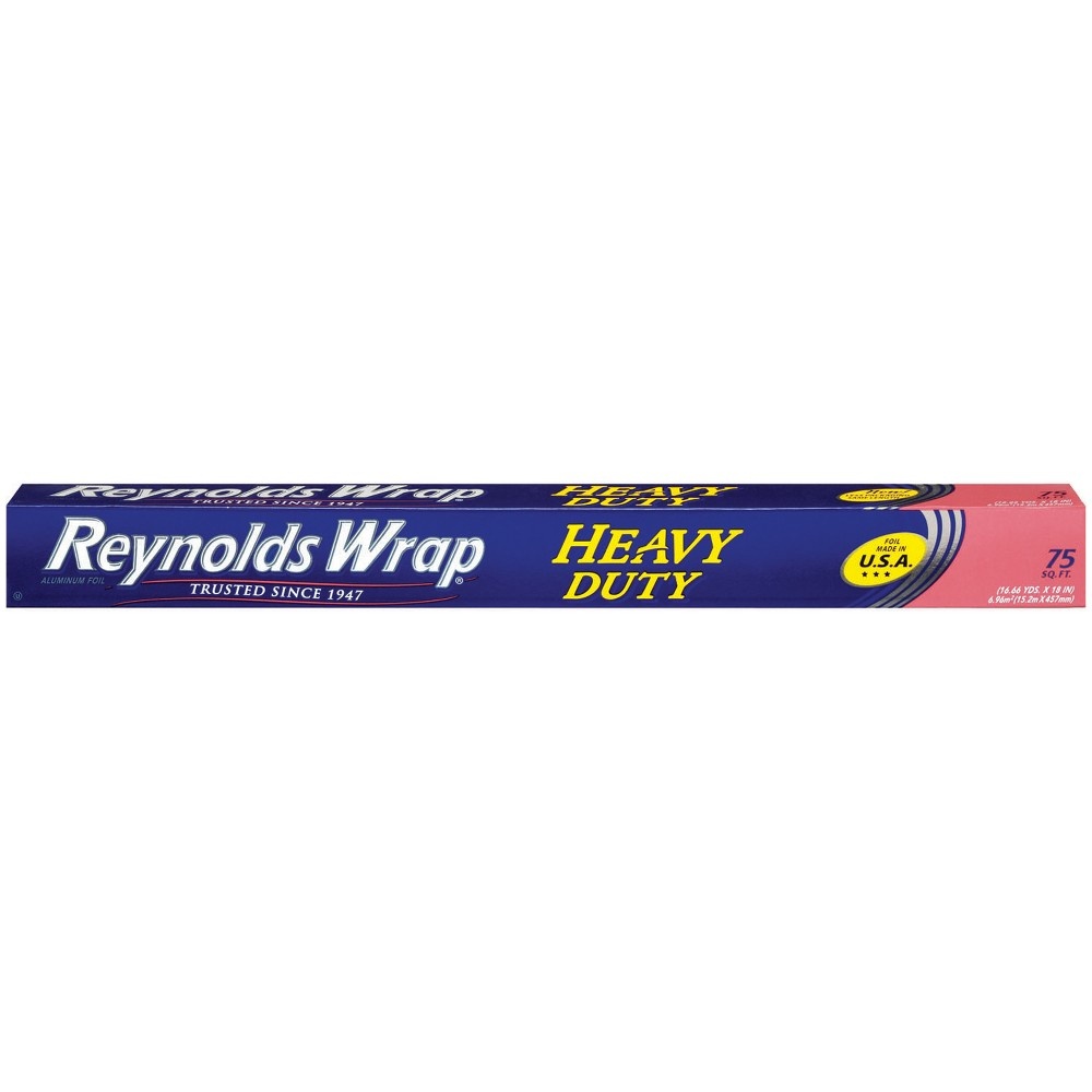 slide 10 of 10, Reynolds Wrap Heavy Duty Aluminum Foil, 75 sq ft