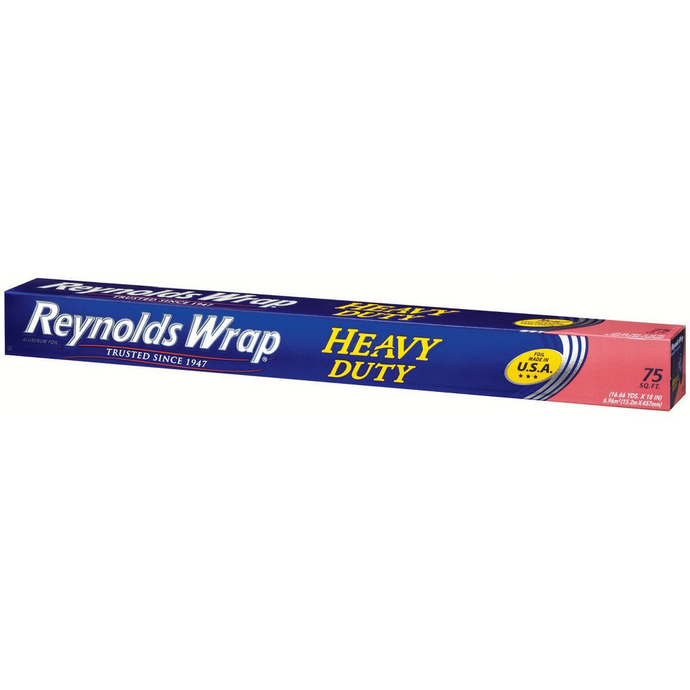 slide 4 of 10, Reynolds Wrap Heavy Duty 18 in Aluminum Foil, 75 sq ft