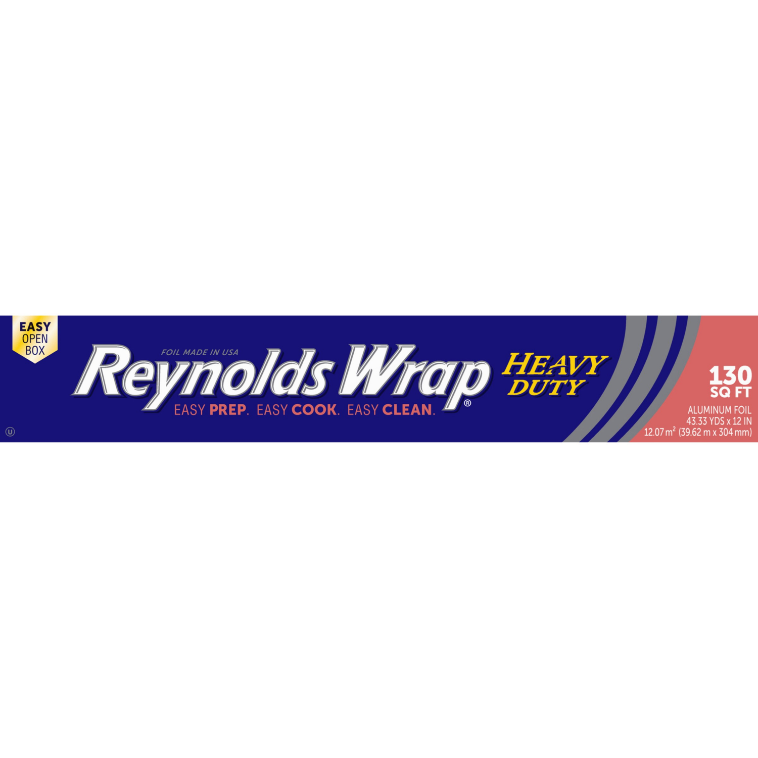 slide 8 of 8, Reynolds Wrap 130 Square Feet Heavy Duty Aluminum Foil 1 ea, 1 ct