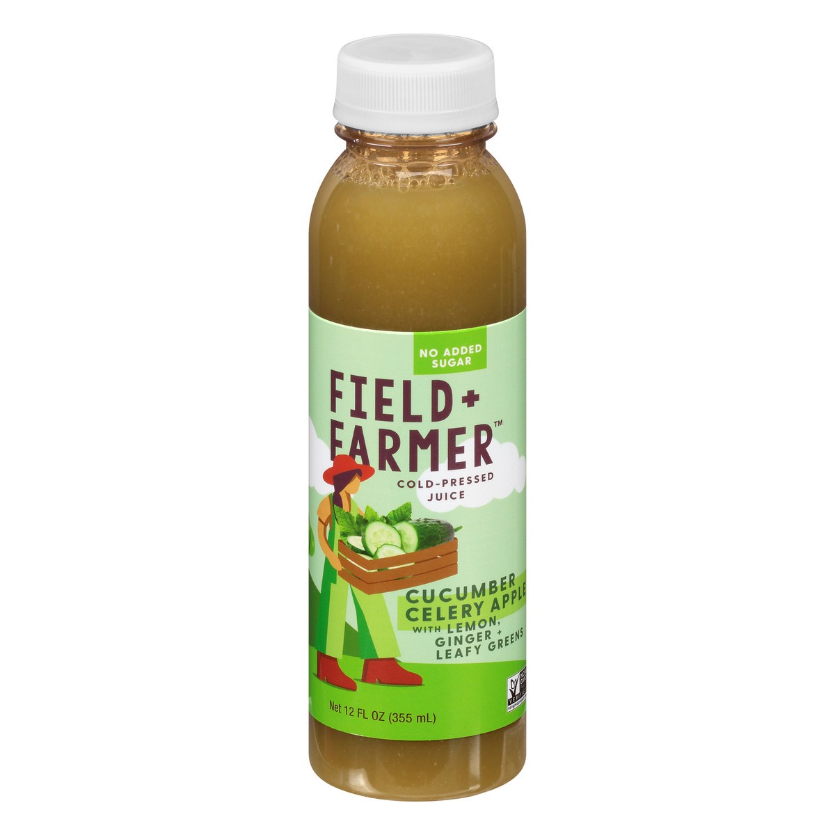 slide 12 of 12, Field + Farmer Cold-Pressed Cucumber Celery Apple Juice 12 oz, 12 oz