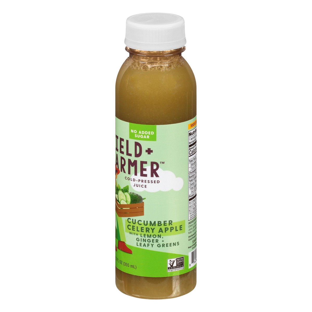 slide 6 of 12, Field + Farmer Cold-Pressed Cucumber Celery Apple Juice 12 oz, 12 oz