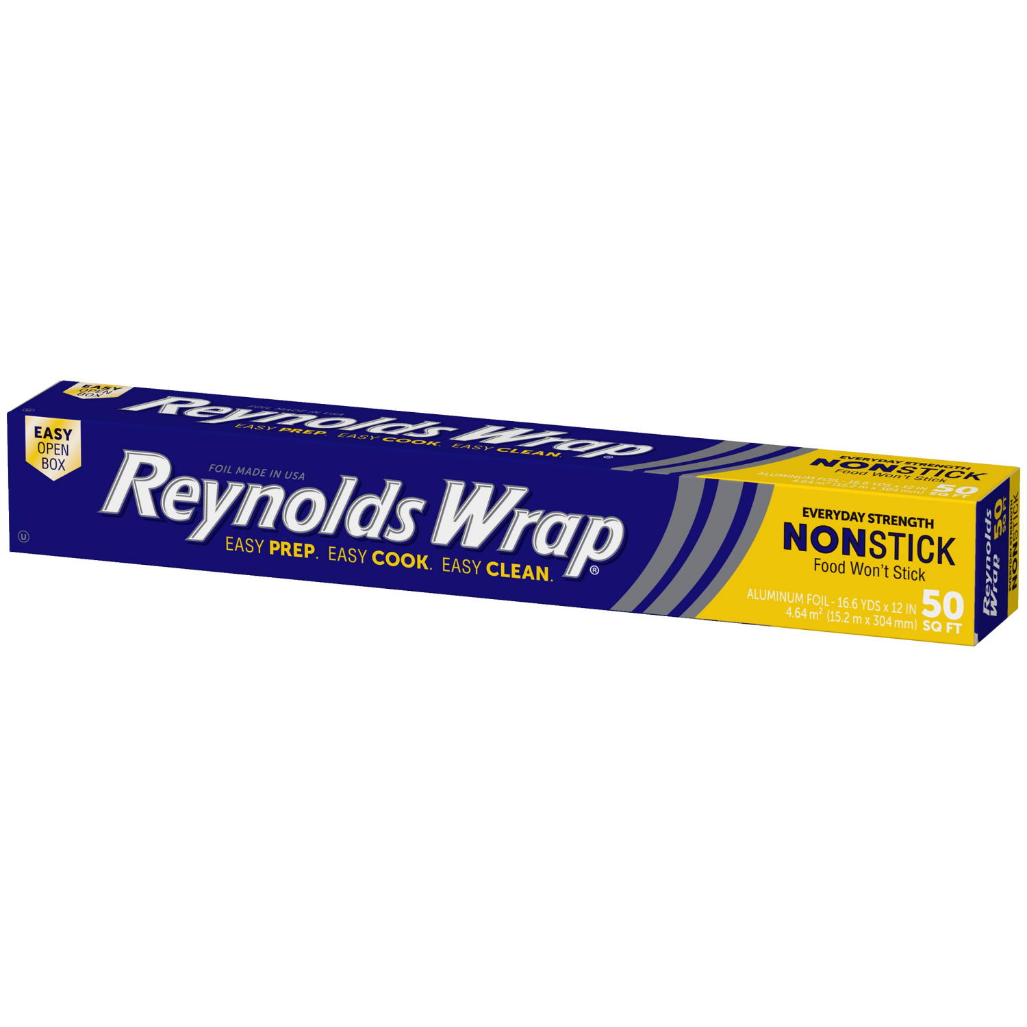 slide 7 of 8, Reynolds Wrap 50 Sq Ft Everyday Strength Nonstick Aluminum Foil 1 ea, 1 ct