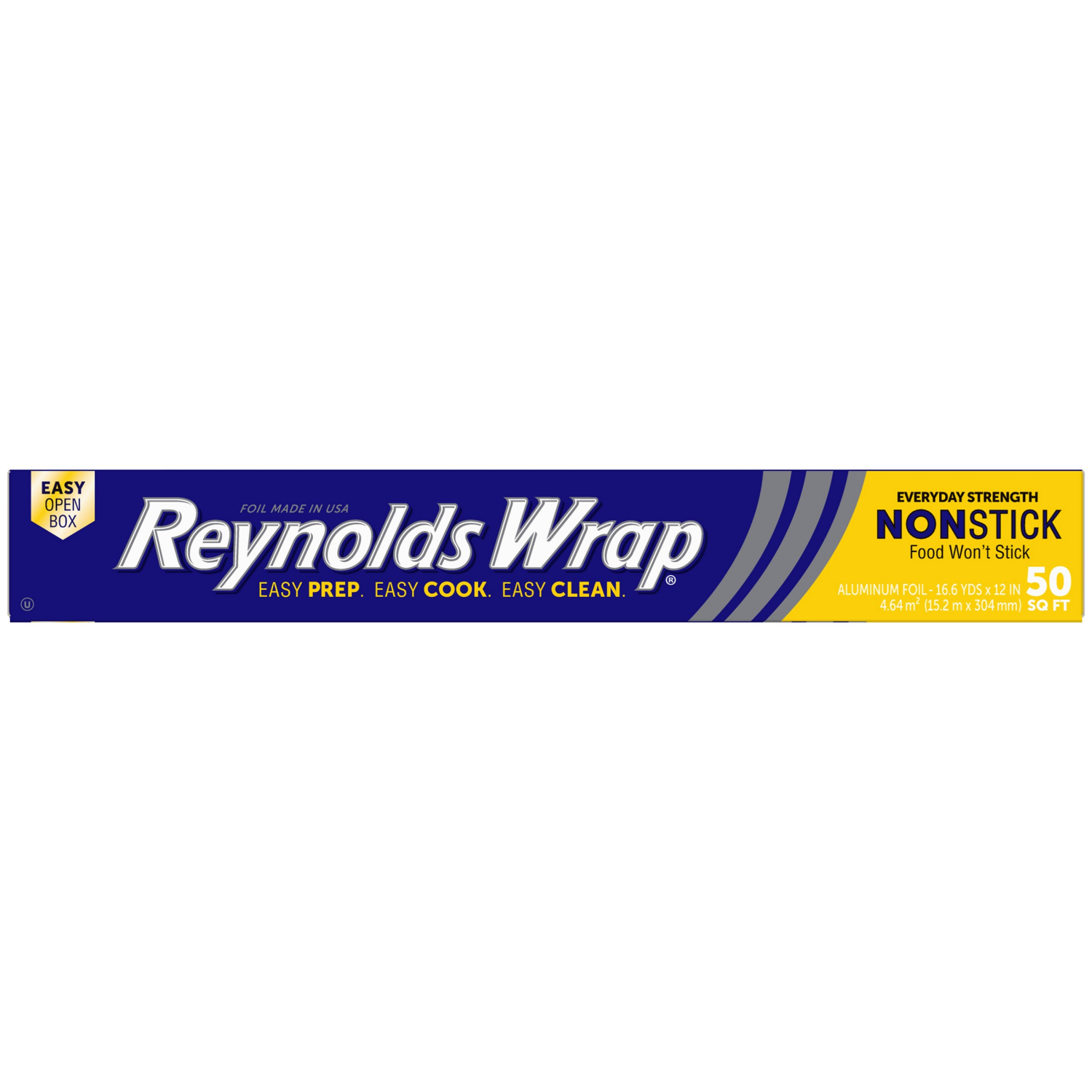 slide 8 of 8, Reynolds Wrap 50 Sq Ft Everyday Strength Nonstick Aluminum Foil 1 ea, 1 ct