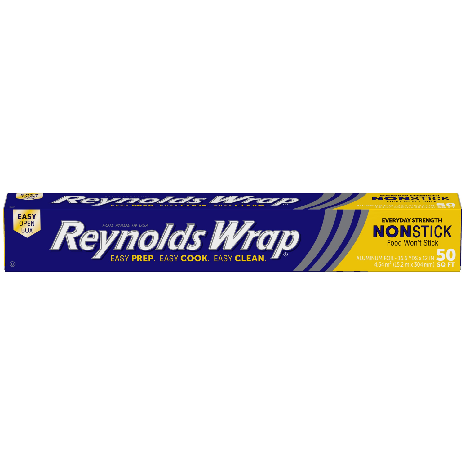 slide 1 of 8, Reynolds Wrap 50 Sq Ft Everyday Strength Nonstick Aluminum Foil 1 ea, 1 ct