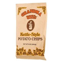 Utz Grandma Utzs Potato Chips Handcooked - 8 Oz