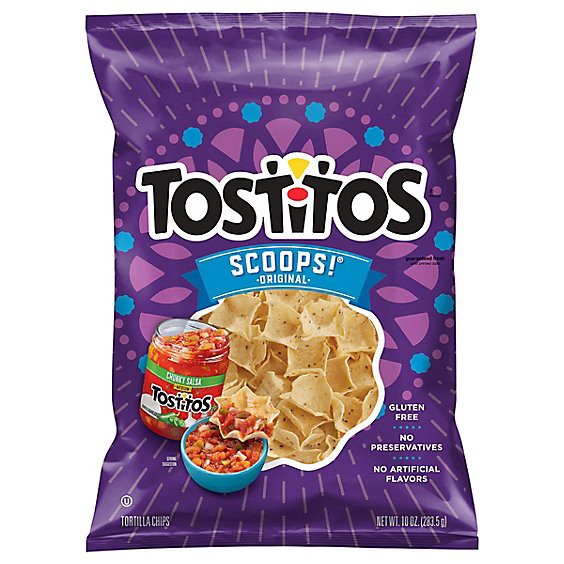 slide 1 of 8, Tostitos Tortilla Chips Scoops - 10 Oz, 10 oz