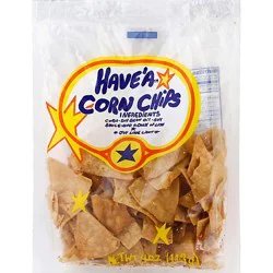 Havea Corn Chips - 4 Oz