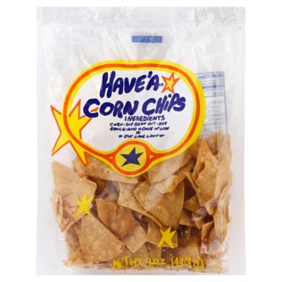 slide 1 of 1, Havea Corn Chips - 4 Oz, 4 oz