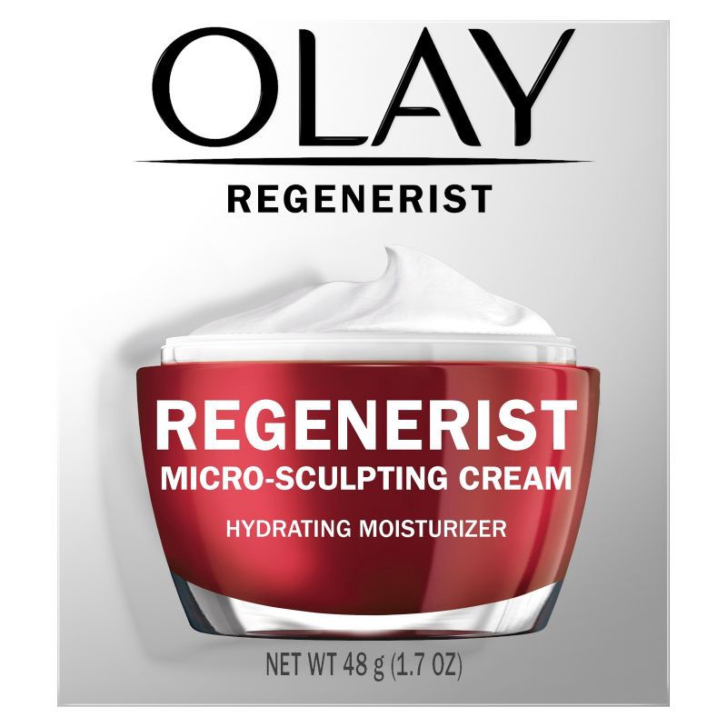 slide 2 of 10, Olay Regenerist Micro-Sculpting Cream Face Moisturizer – 1.7oz, 1.7 oz