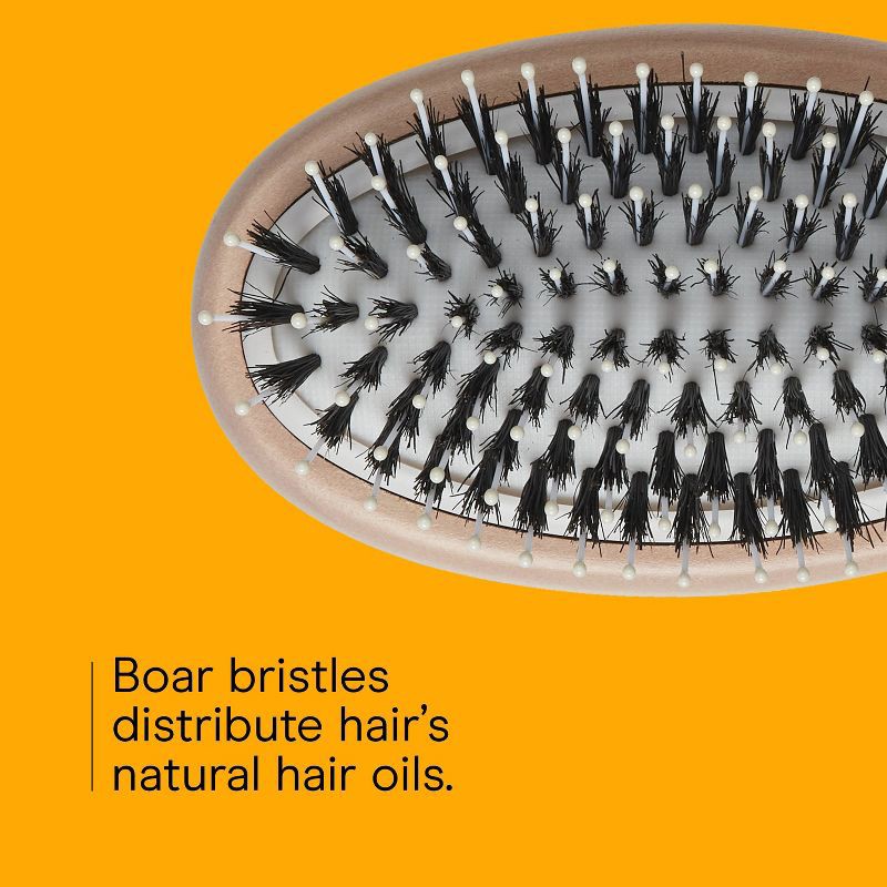 slide 3 of 7, Conair Ceramic Wood Nylon & Boar Bristle Cushion Hair Brush - All Hair, 1 ct