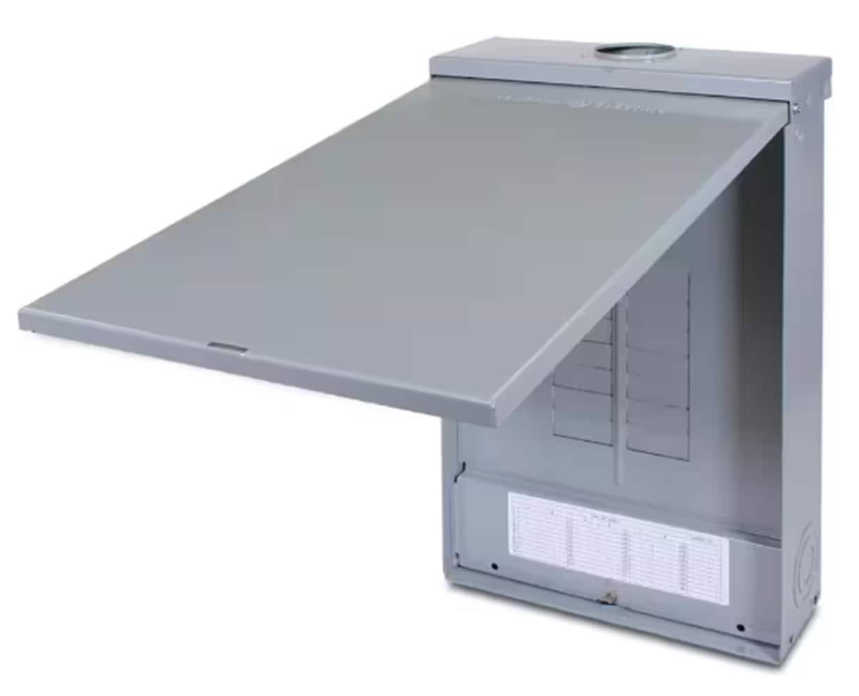 slide 4 of 6, GE PowerMark Gold 125 -Amp 14 -Spaces 24 -Circuit Outdoor Convertible Main Lug Load Center, 1 ct