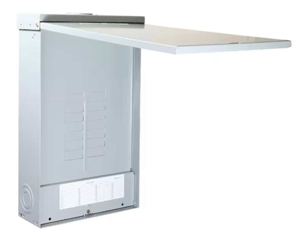 slide 6 of 6, GE PowerMark Gold 125 -Amp 14 -Spaces 24 -Circuit Outdoor Convertible Main Lug Load Center, 1 ct