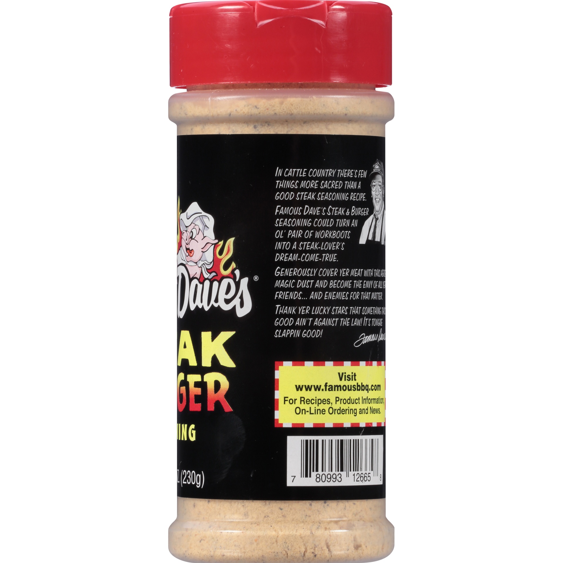 Famous Dave's Steak & Burger Seasoning 8.25 oz Shipt