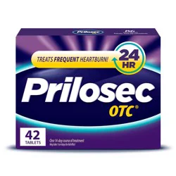 Prilosec OTC Omeprazole 20mg Delayed-Release Acid Reducer for Frequent Heartburn Tablets - 42ct