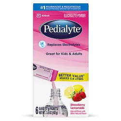 Pedialyte Electrolyte Powder Strawberry Lemonade