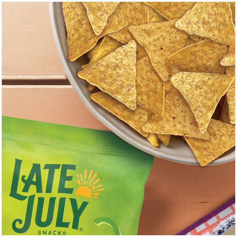 slide 3 of 6, Late July Snacks Jalapeno Lime Tortilla Chips, 7.8 OZ Bag, 1 ct
