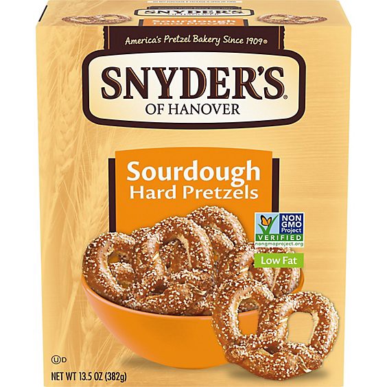 slide 1 of 1, Snyder's Of Hanover Sourdough Hard Pretzels - 13.5 Oz, 13.5 oz