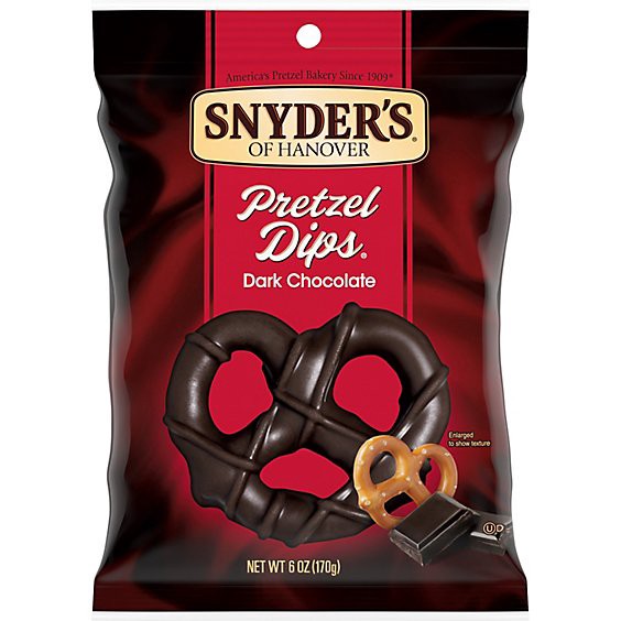 slide 1 of 1, Snyder's Of Hanover Dark Chocolate Covered Pretzels - 6 Oz, 6 oz