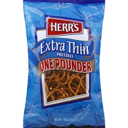 Herrs Pretzels Extra Thin - 16 Oz