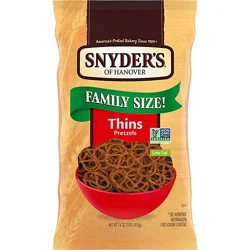 Snyder's Of Hanover Thins Pretzels - 16 Oz
