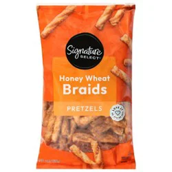 Signature Select Braids Honey Wheat Pretzels - 10 Oz