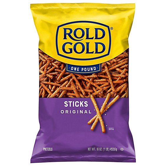 slide 1 of 1, Rold Gold Pretzels Sticks Original - 16 Oz, 16 oz