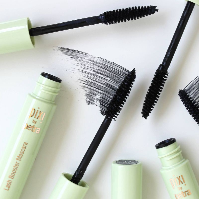 slide 4 of 5, Pixi By Petra Lash Booster Waterproof Mascara - Blackest Black - 0.25oz, 0.25 oz