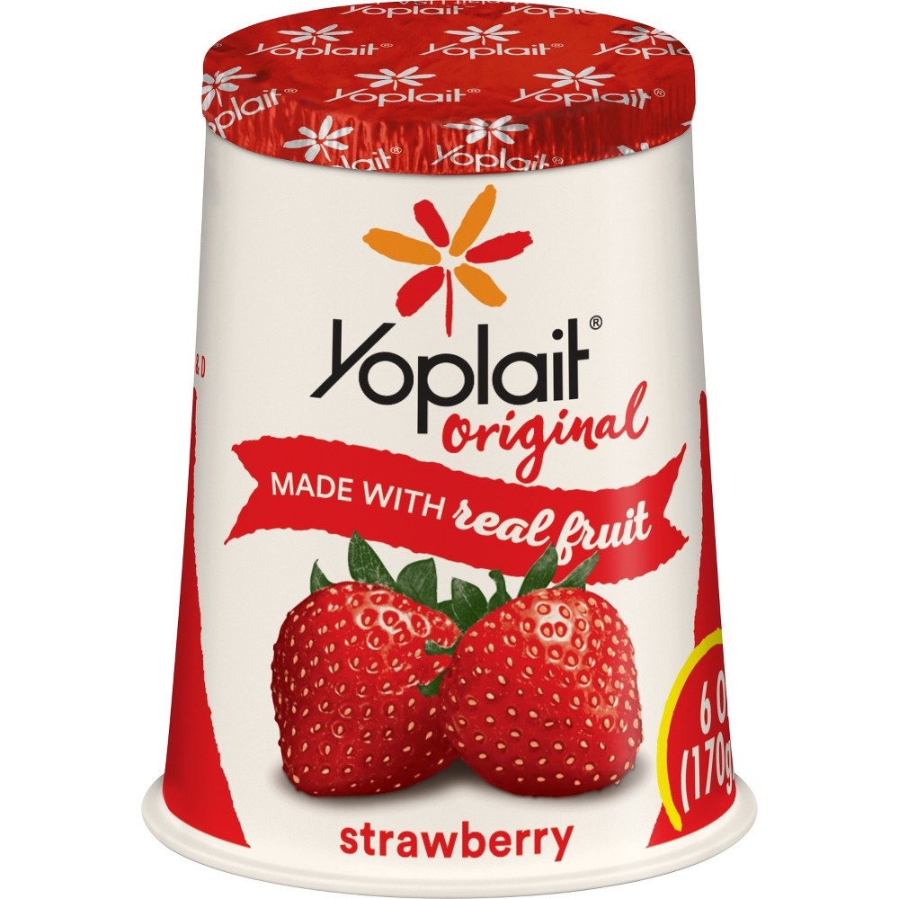 slide 2 of 3, Yoplait Original Strawberry Yogurt - 6oz, 6 oz