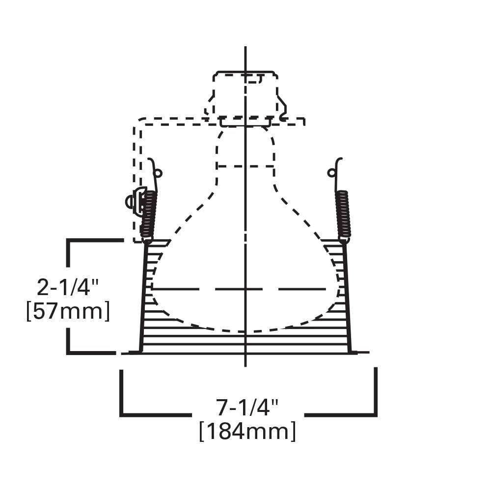 slide 2 of 3, HALO Coilex 6-in White Baffle Recessed Light Trim, 1 ct