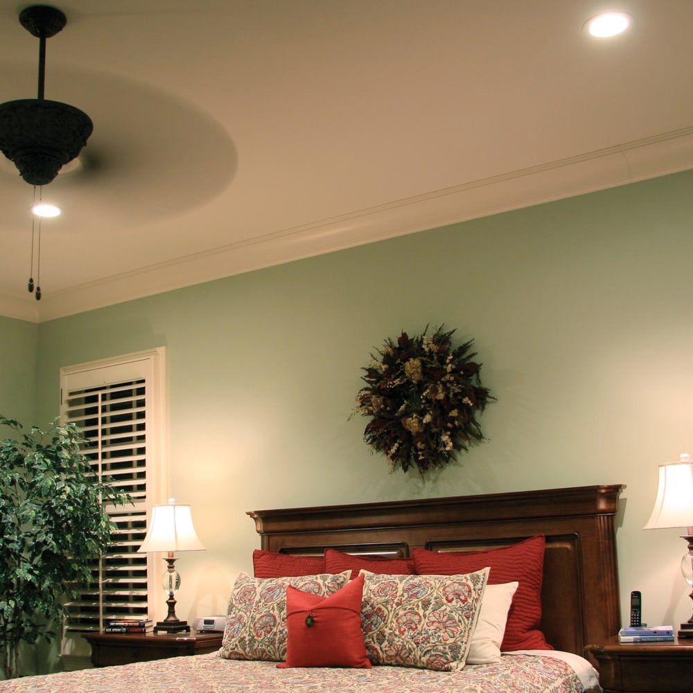 slide 3 of 3, HALO Coilex 6-in White Baffle Recessed Light Trim, 1 ct