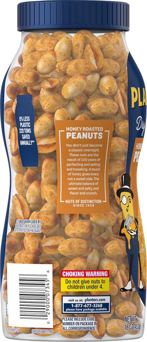 slide 3 of 12, Planters Peanuts Dry Roasted Honey Roasted - 16 Oz, 16 oz