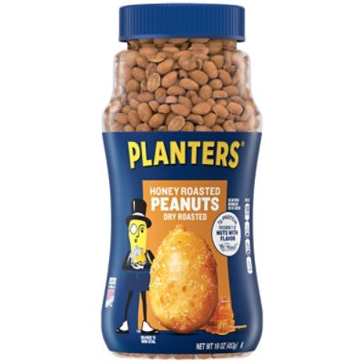 slide 1 of 12, Planters Peanuts Dry Roasted Honey Roasted - 16 Oz, 16 oz