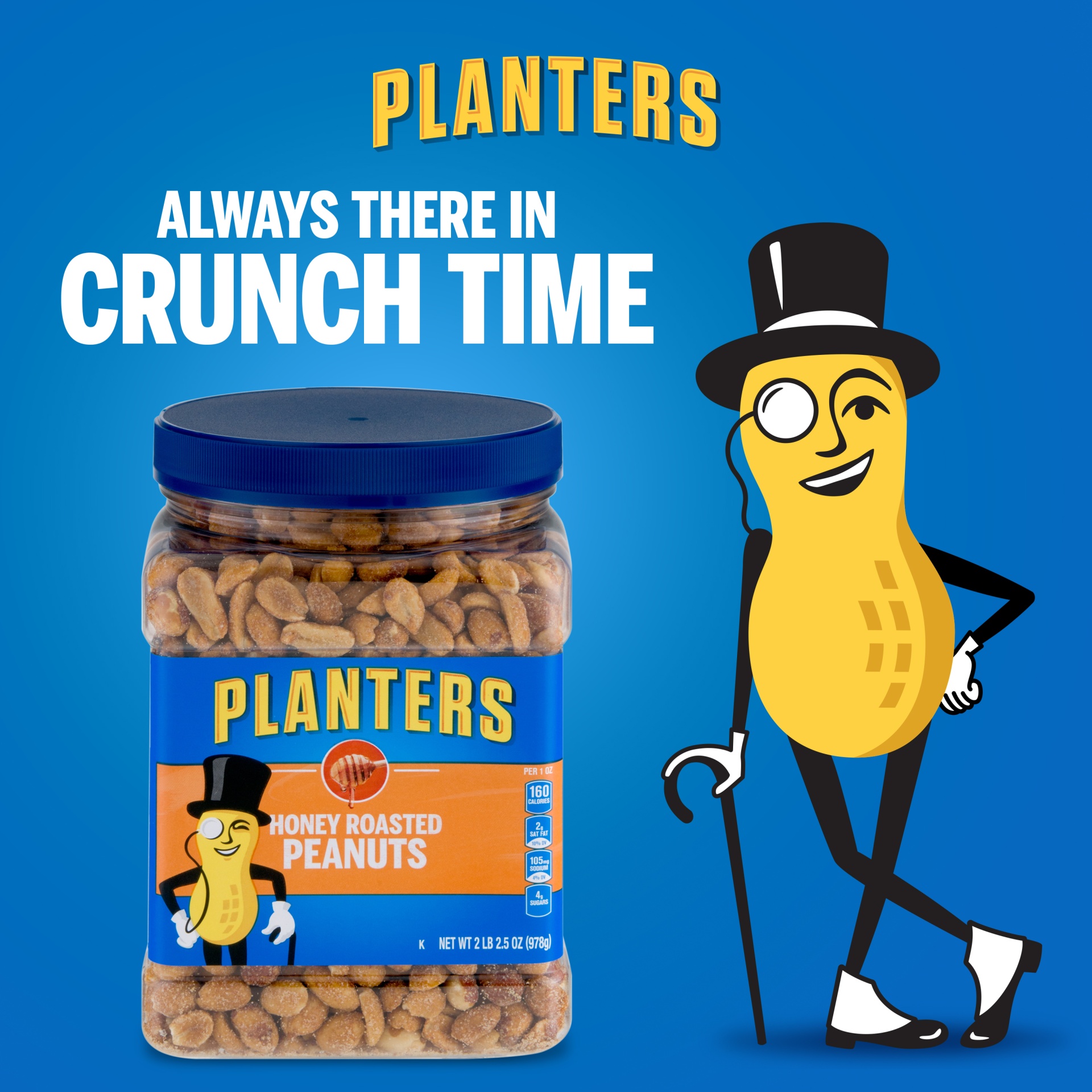 slide 6 of 13, Planters Honey Roasted Peanuts, 2 lb