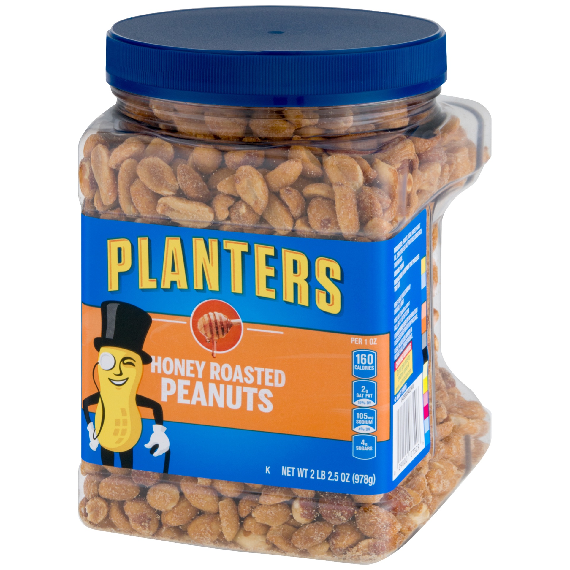 slide 10 of 13, Planters Honey Roasted Peanuts 66.5 oz, 2 lb