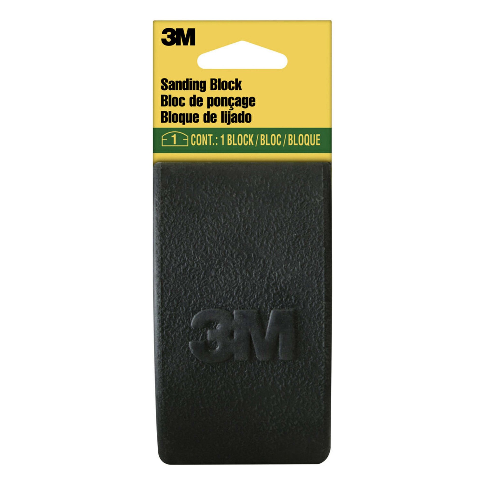 slide 4 of 4, 3M Durable Rubber Medium Sanding block 2.75-in x 1.5-in, 1 ct