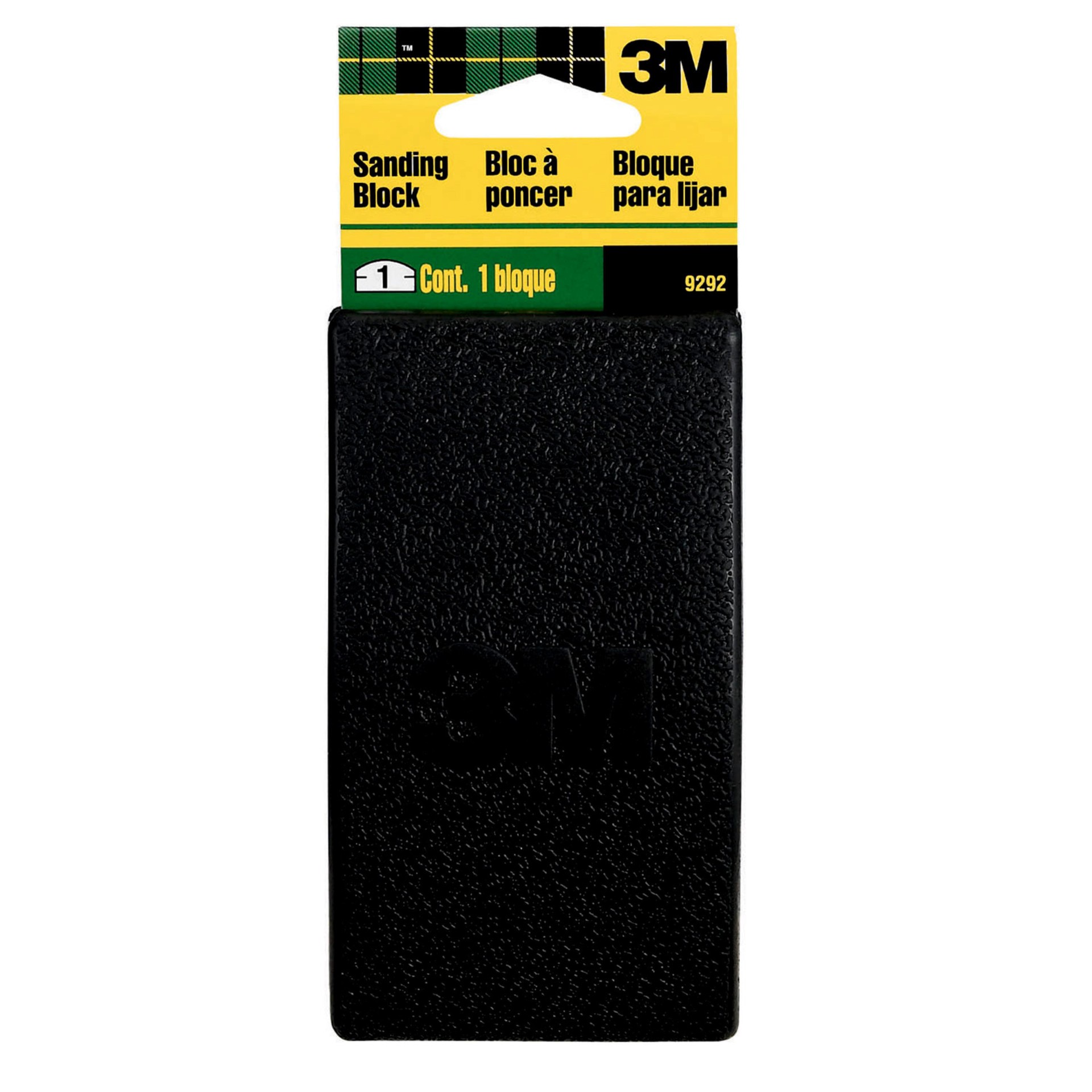 slide 1 of 4, 3M Durable Rubber Medium Sanding block 2.75-in x 1.5-in, 1 ct