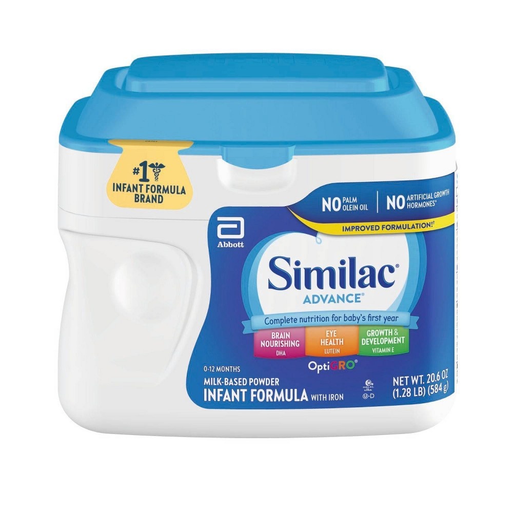 slide 5 of 6, Similac Advance Powder Infant Formula - 20.6oz, 20.6 oz