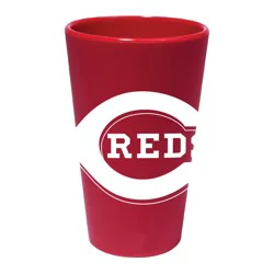 Cincinnati Reds Red Silicone Pint Glass