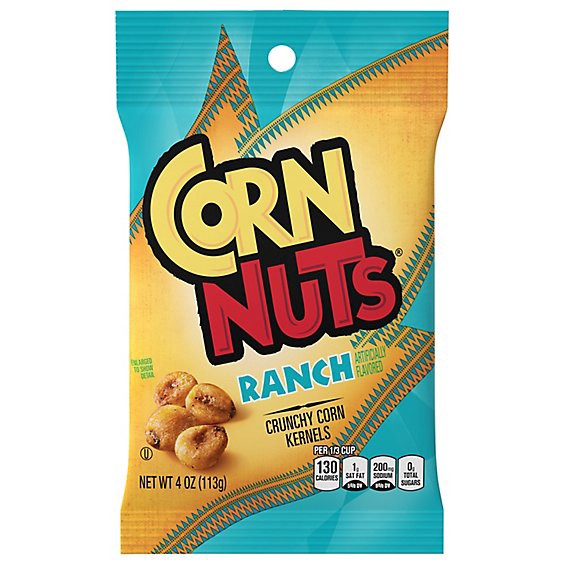 slide 1 of 1, Corn Nuts Crunchy Corn Kernels Ranch Bag - 4 Oz, 4 oz