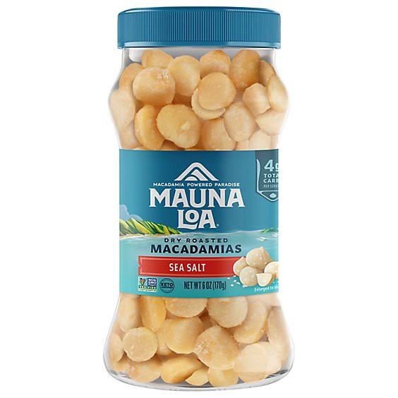 slide 1 of 1, Mauna Loa Sea Salt Macadamia Nuts Jar - 6 Oz, 6 oz