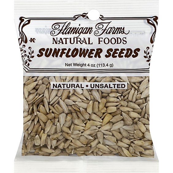slide 1 of 1, Flanigan Farms Sunflower Seeds Natural Unsalted - 4 Oz, 4 oz