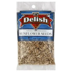 Its Delish Sunflower Seeds - 4 Oz