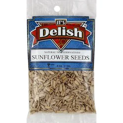Its Delish Sunflower Seeds - 4 Oz