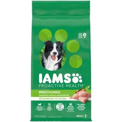 IAMS Proactive Health Chicken and Whole Grain Flavor Minichunks Dry Dog Food - 7lbs