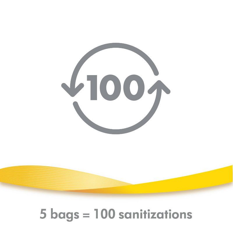 slide 7 of 10, Medela Quick Clean Micro-Steam Sanitizing Bags - 5ct, 5 ct