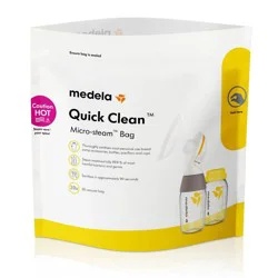 Medela Quick Clean Micro-Steam Sanitizing Bags - 5ct: Sterilization Devices, Cleaning Tools and Accessories