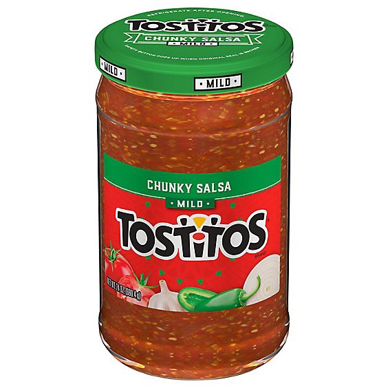 slide 1 of 1, Tostitos Salsa Chunky Mild - 24 Oz, 24 oz